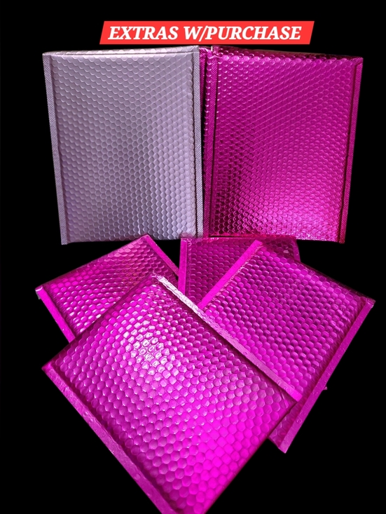 Bubble Mailers Other - NWT -15ct. Pink/Purple Metallic Bubble Mailers 8.5x12 And 6x10 ✨️PRICE FIRM✨️